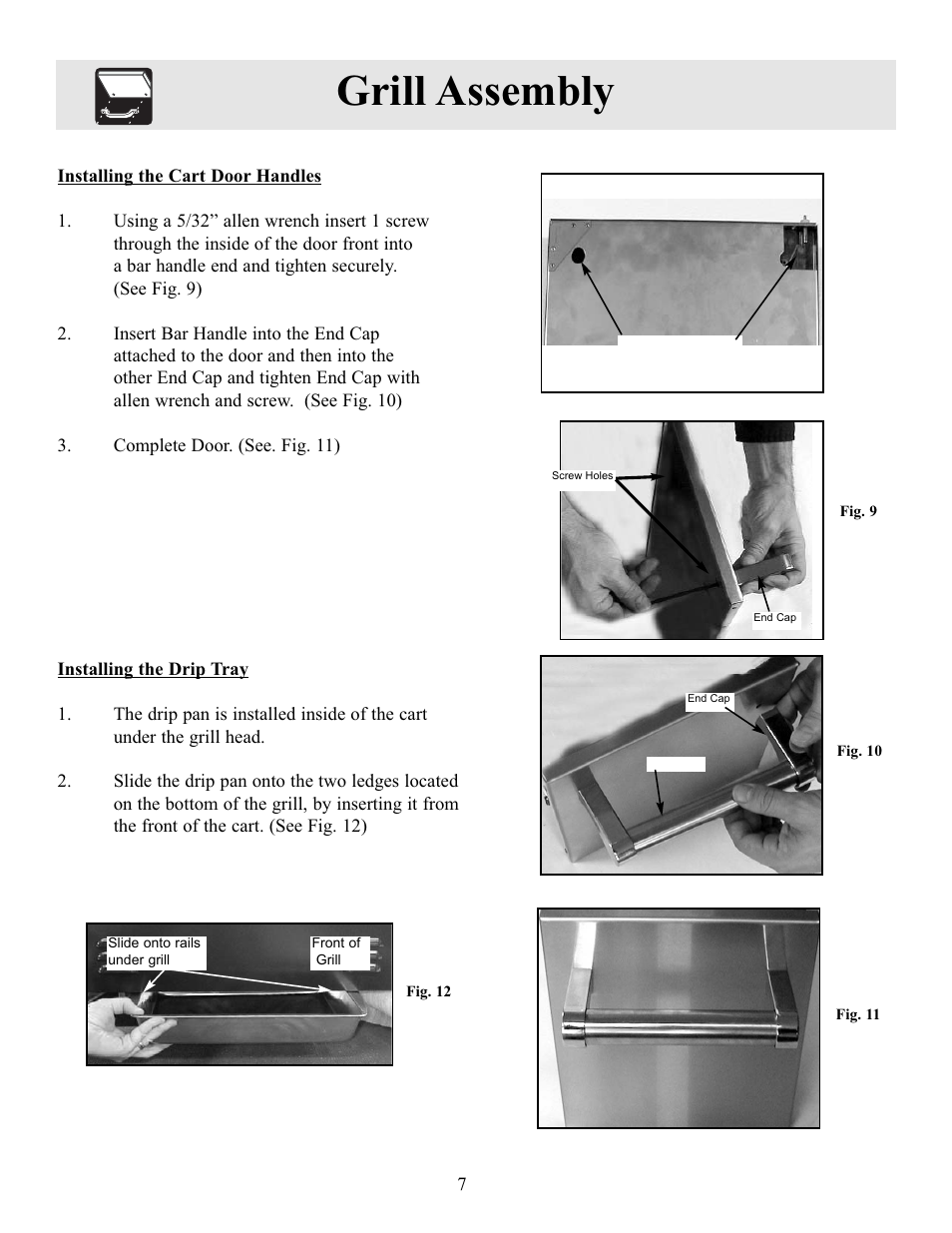 Grill assembly | FRIGIDAIRE Electric Patio Grill User Manual | Page 8 / 24