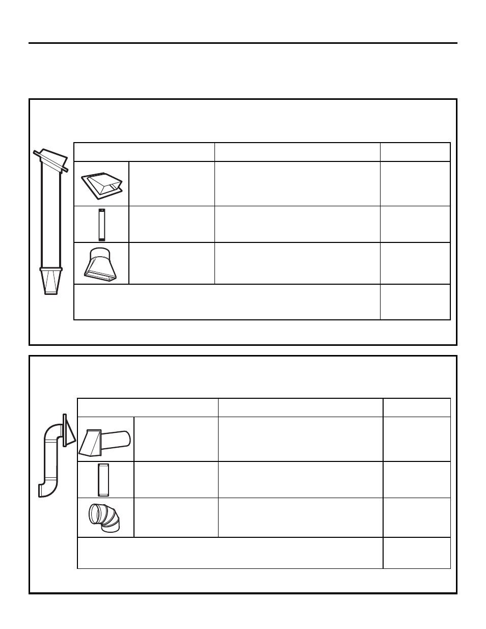 Hood exhaust, Installation instructions, Outside top exhaust (example only) | Outside back exhaust (example only) | FRIGIDAIRE 316495064 User Manual | Page 10 / 24