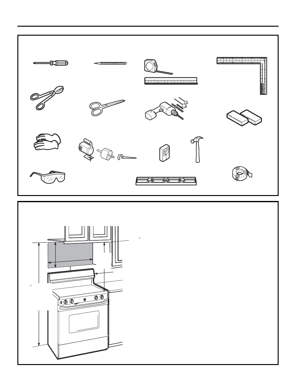 Tools you will need, Mounting space, Installation instructions | FRIGIDAIRE 316495064 User Manual | Page 5 / 24