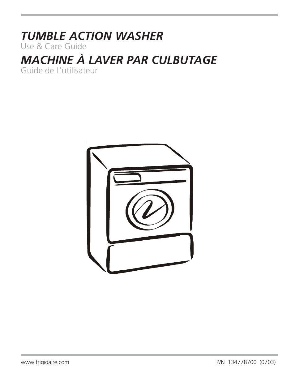 FRIGIDAIRE 134778700 User Manual | 11 pages