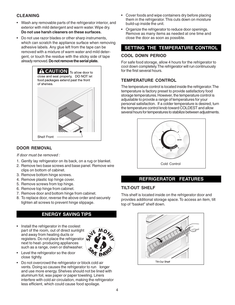 FRIGIDAIRE 216961200 User Manual | Page 4 / 8