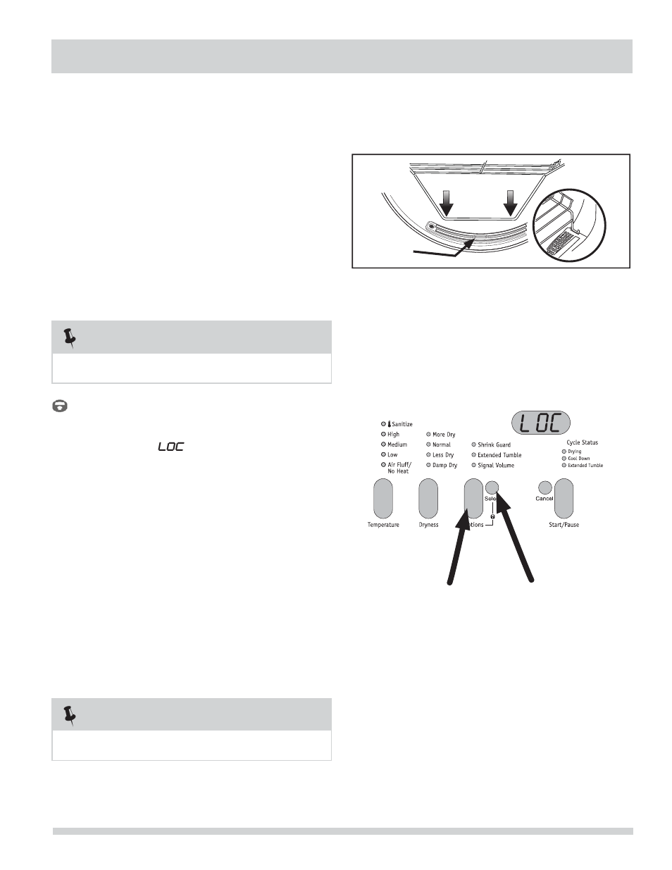 Operating instructions, Other features | FRIGIDAIRE 137118600B User Manual | Page 11 / 18