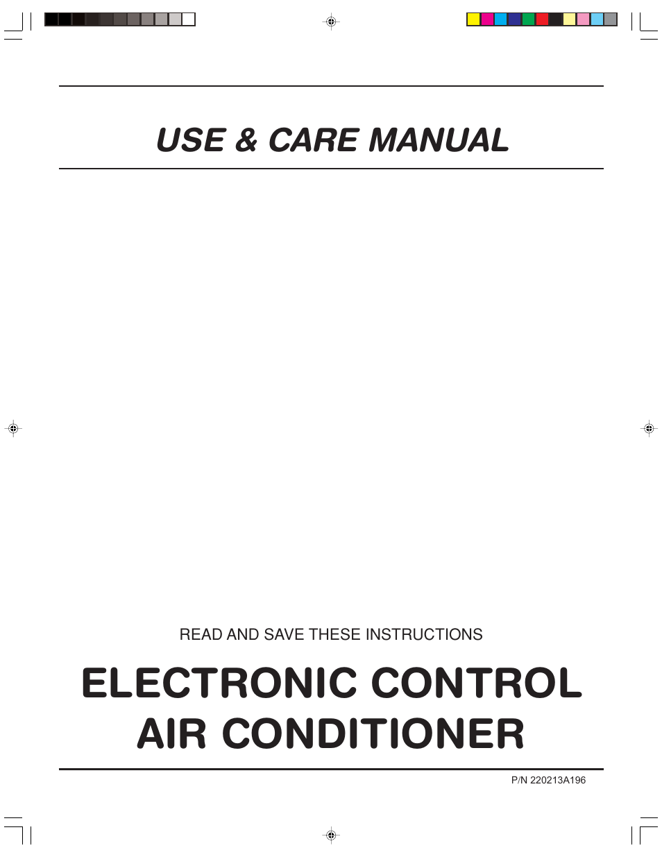 FRIGIDAIRE 220213A196 User Manual | 12 pages