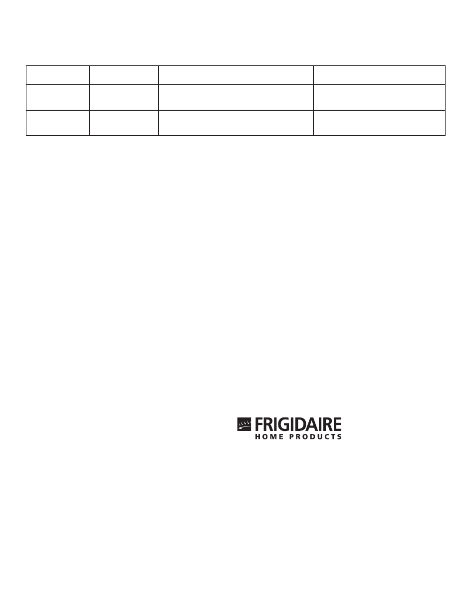 Frigidaire dryer warranty | FRIGIDAIRE 131883500A User Manual | Page 8 / 8