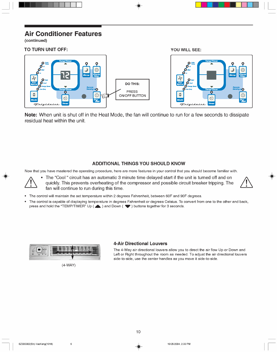 FRIGIDAIRE 220218A028 User Manual | Page 10 / 12