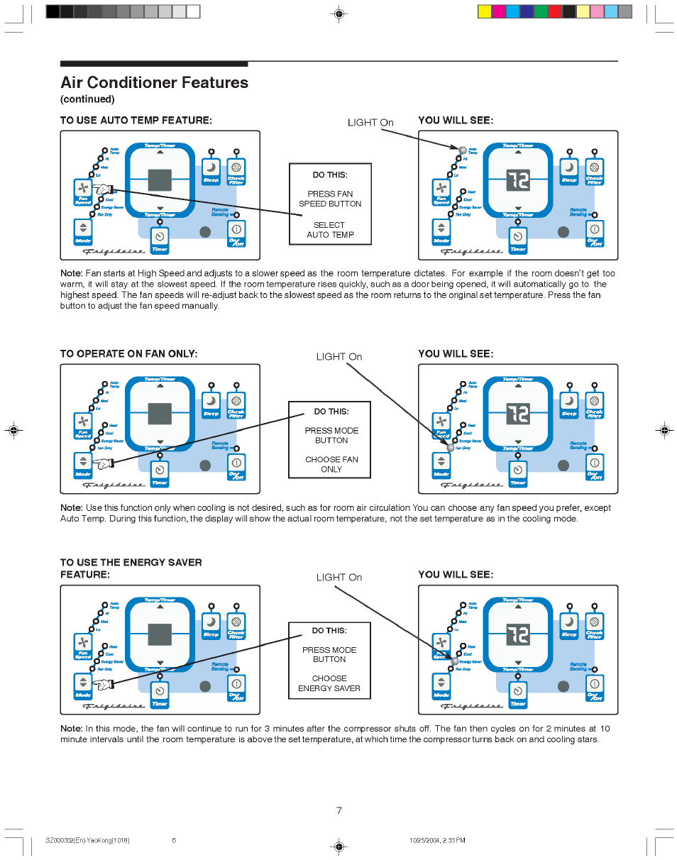 FRIGIDAIRE 220218A028 User Manual | Page 7 / 12