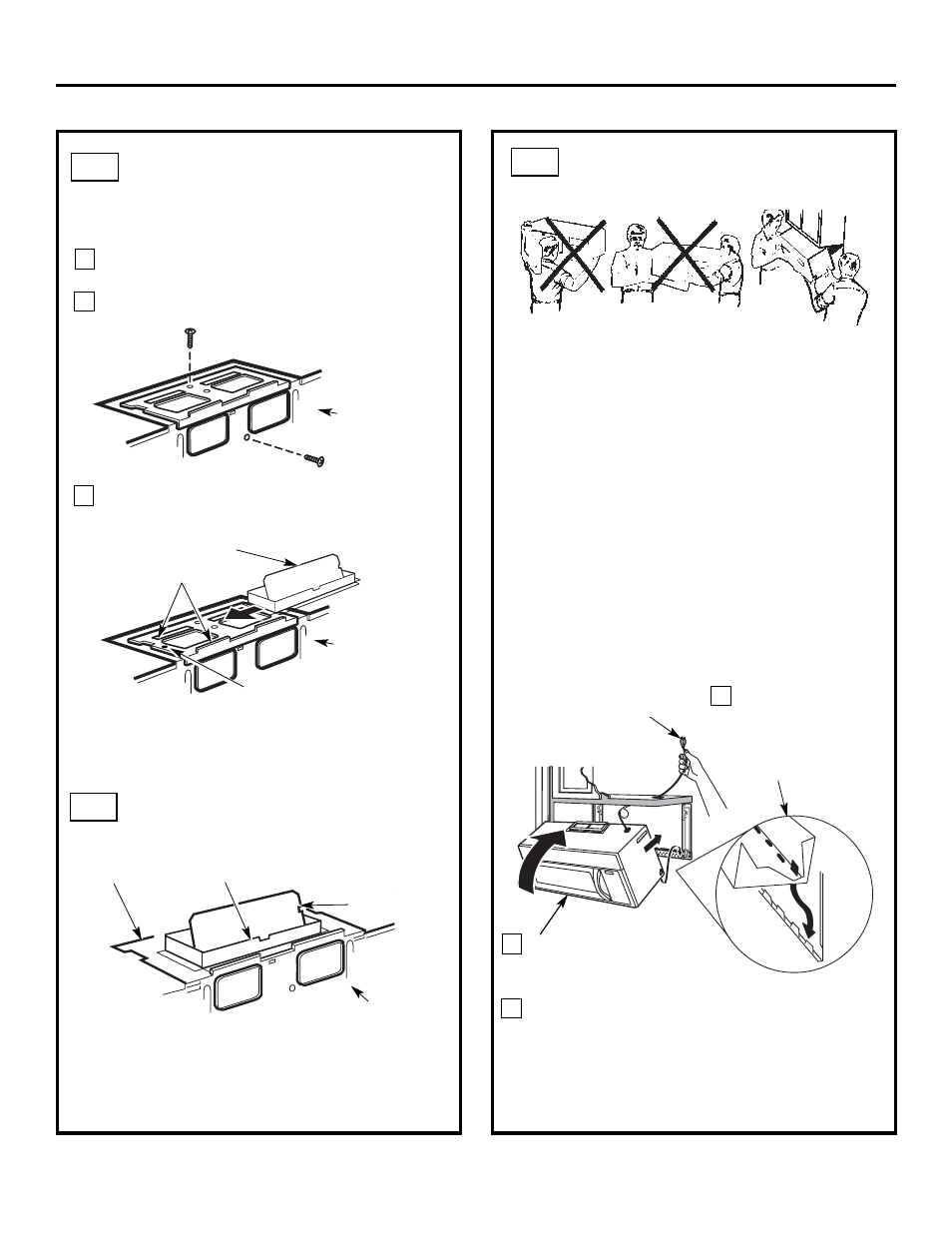 Installation instructions, Mount the microwave oven, Check for proper damper operation | A4. a5 | FRIGIDAIRE 316495063 User Manual | Page 14 / 24