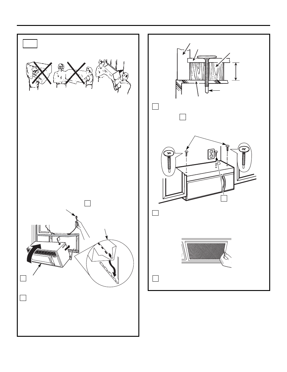 Installation instructions, Mount the microwave oven b6 | FRIGIDAIRE 316495063 User Manual | Page 19 / 24