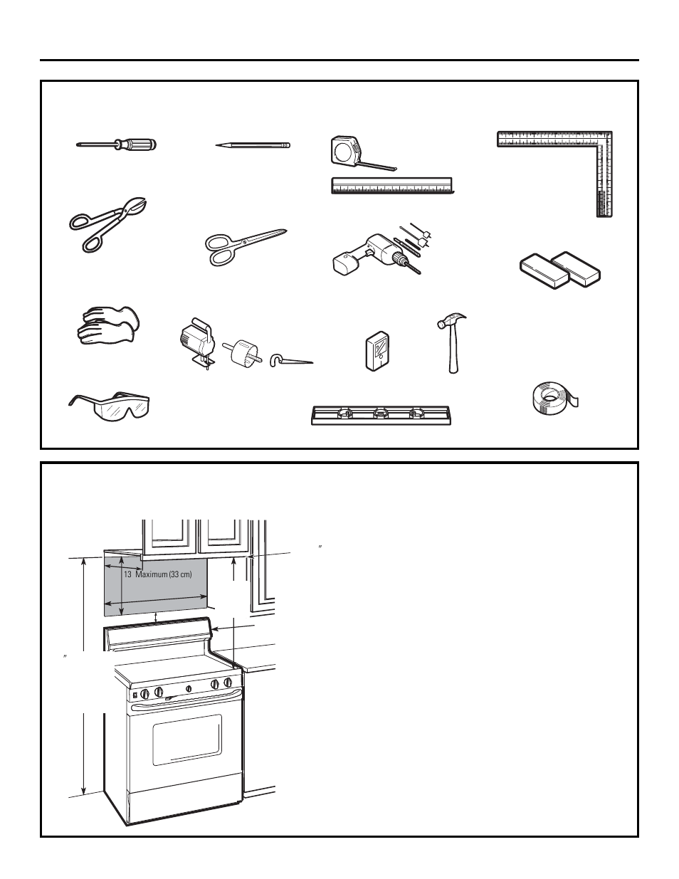 Tools you will need, Mounting space, Installation instructions | FRIGIDAIRE 316495063 User Manual | Page 5 / 24