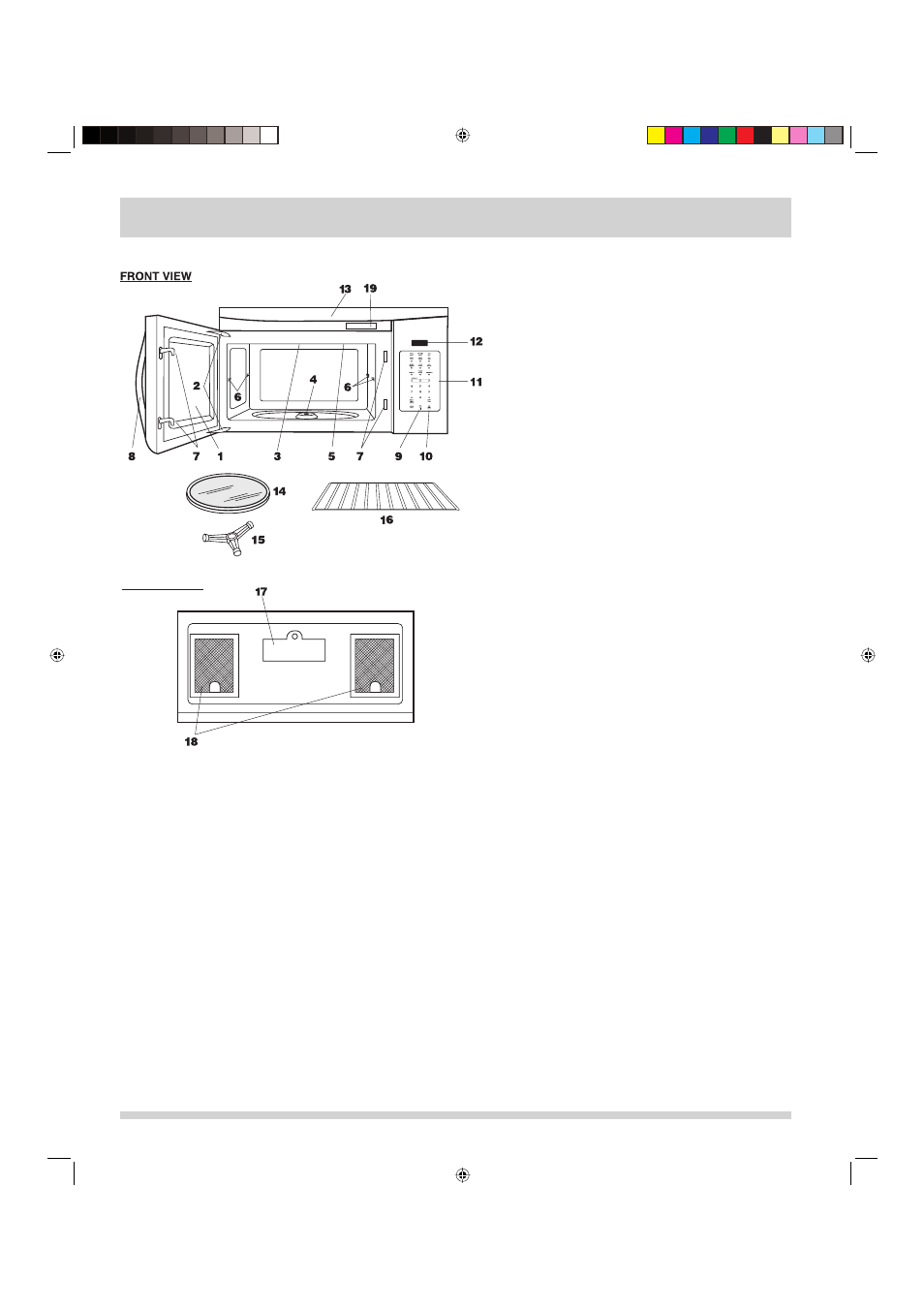 Part names | FRIGIDAIRE 16495056 User Manual | Page 8 / 26