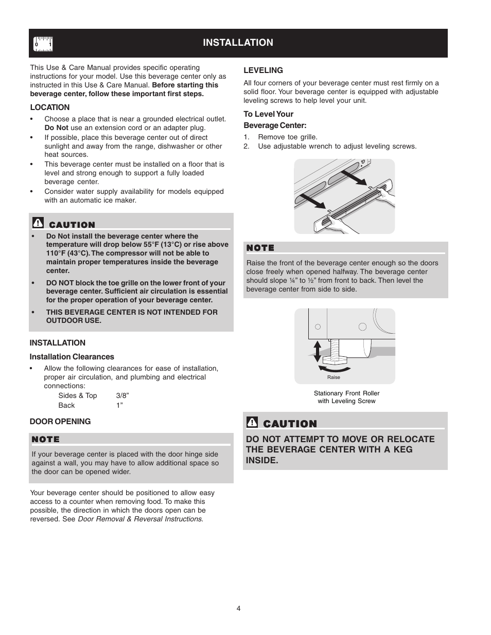FRIGIDAIRE 241666500 User Manual | Page 4 / 22
