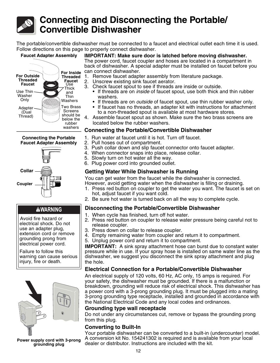 FRIGIDAIRE 650 Series User Manual | Page 12 / 16