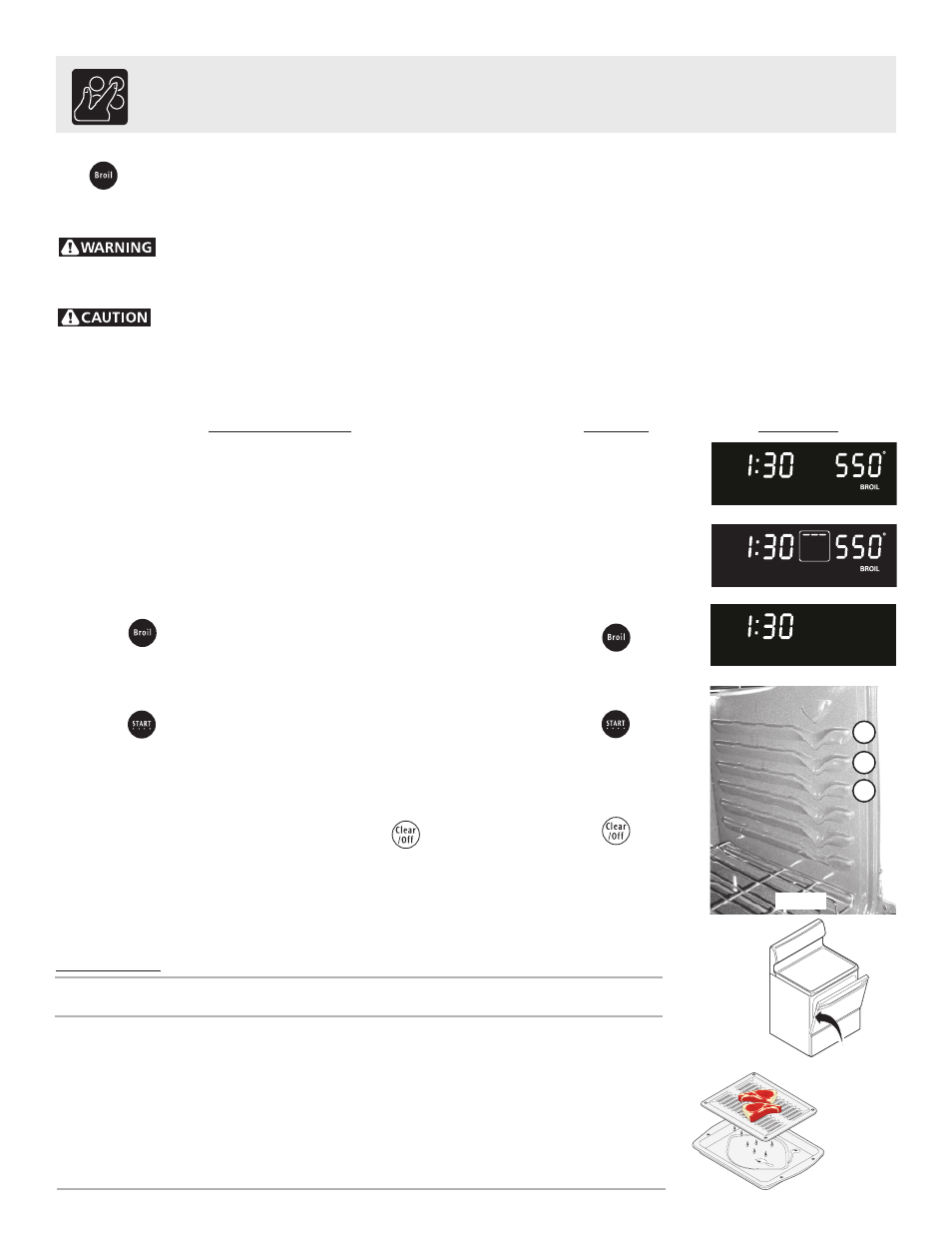 Setting oven controls, Instructions press display, Setting broil | FRIGIDAIRE ES510 User Manual | Page 22 / 44
