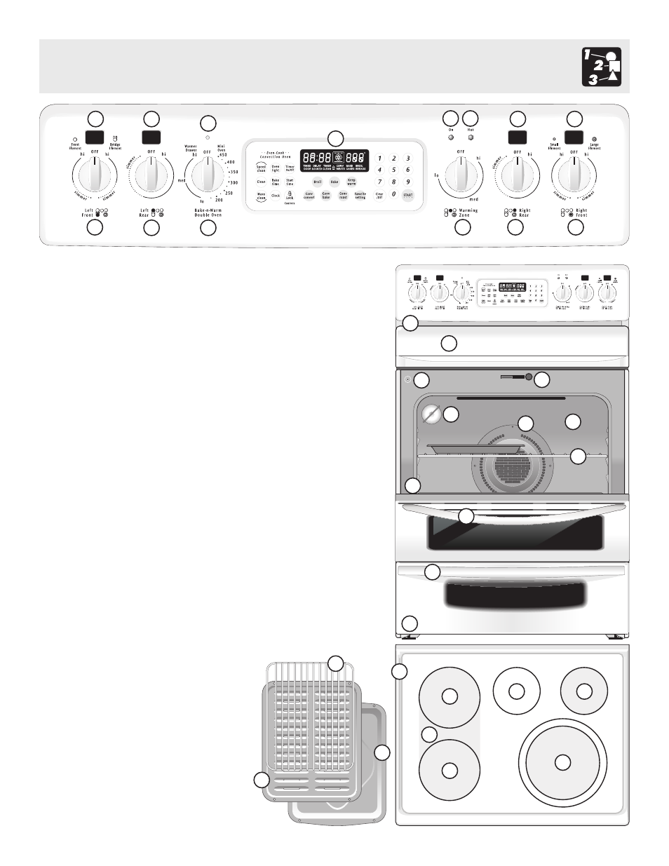 Features at a glance | FRIGIDAIRE ES510 User Manual | Page 5 / 44