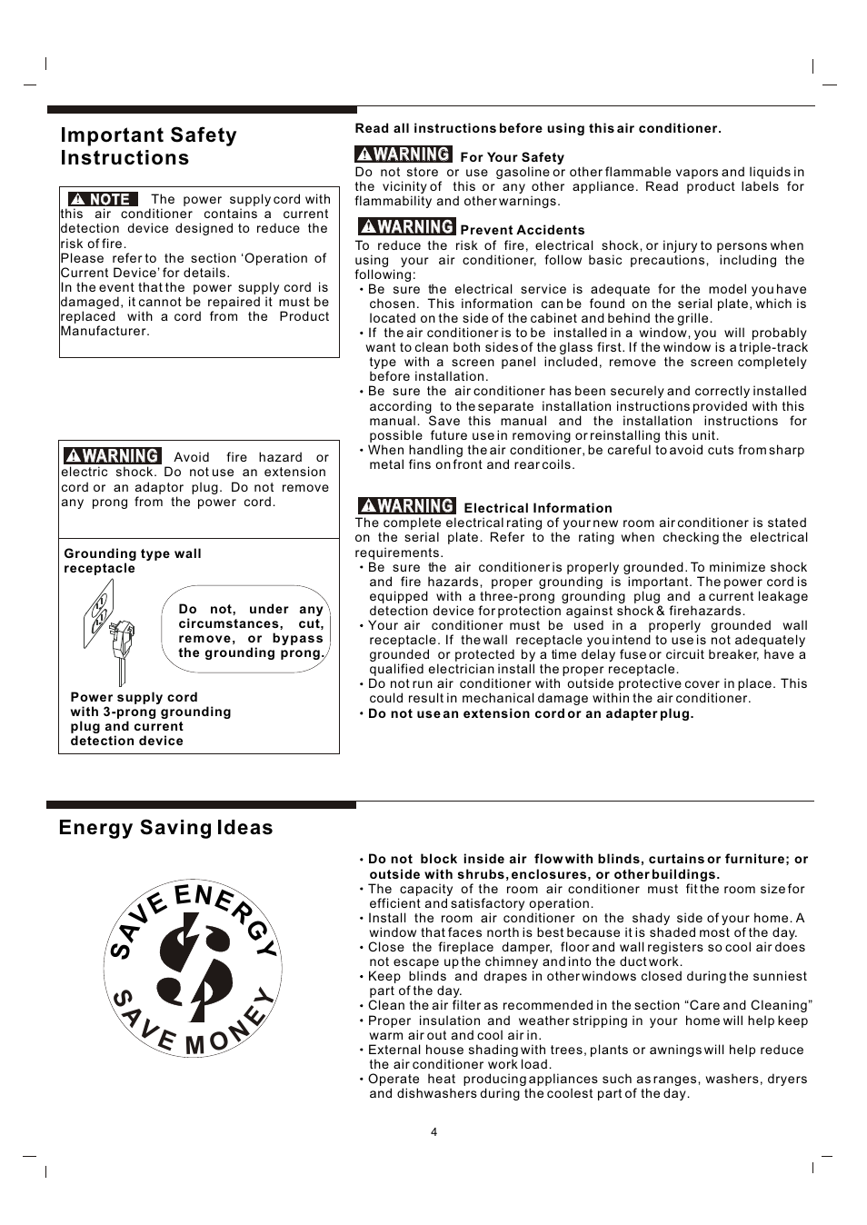Т³гж 4 | FRIGIDAIRE 819042150-01 User Manual | Page 4 / 11