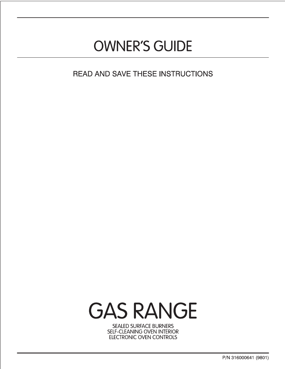 FRIGIDAIRE 316000641 User Manual | 25 pages