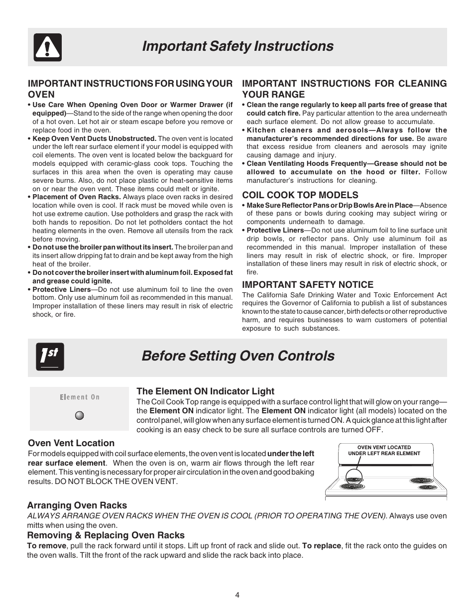 FRIGIDAIRE 316417024 User Manual | Page 4 / 12