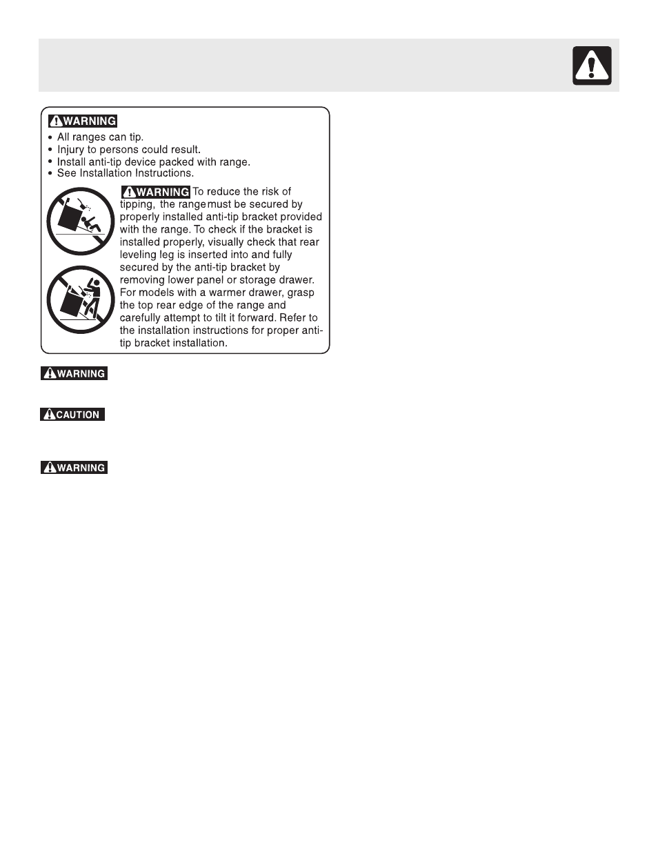 Important safety instructions, Important instructions for using your cooktop | FRIGIDAIRE Electric Range Coil Surface Elements with or without Clock User Manual | Page 3 / 12