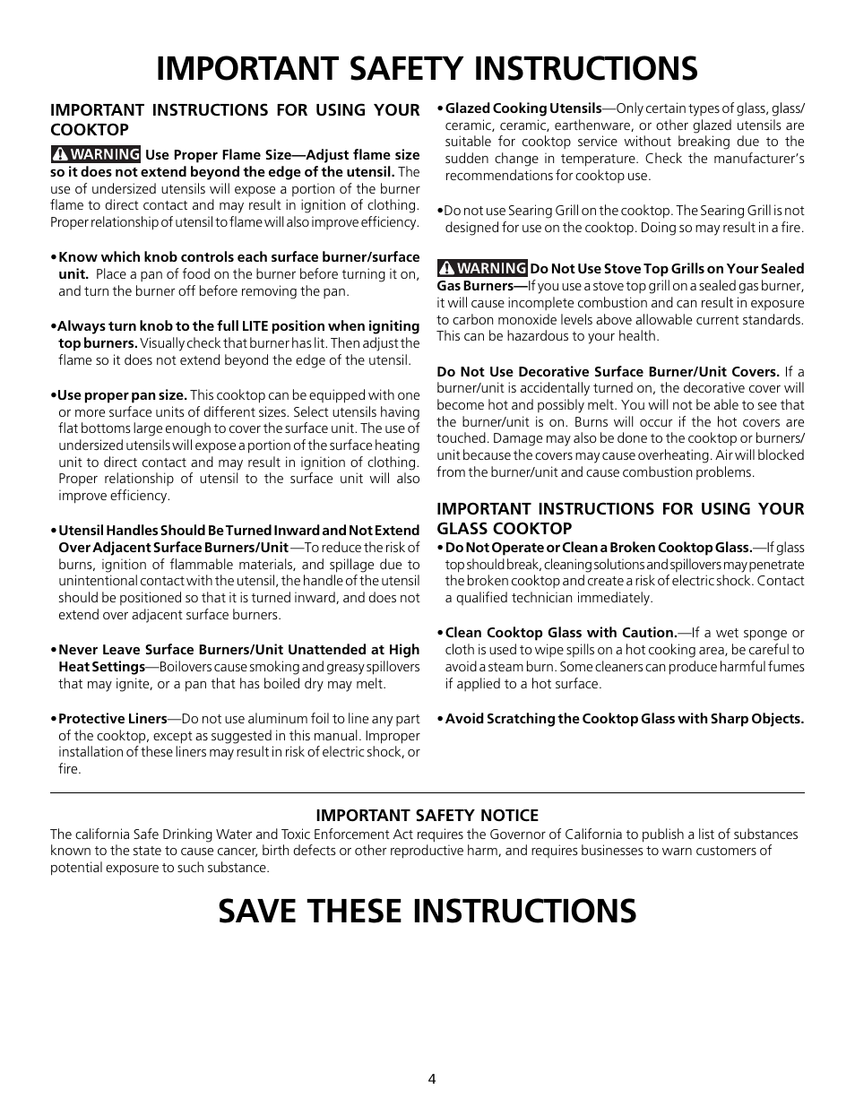 FRIGIDAIRE 318200563 User Manual | Page 4 / 17