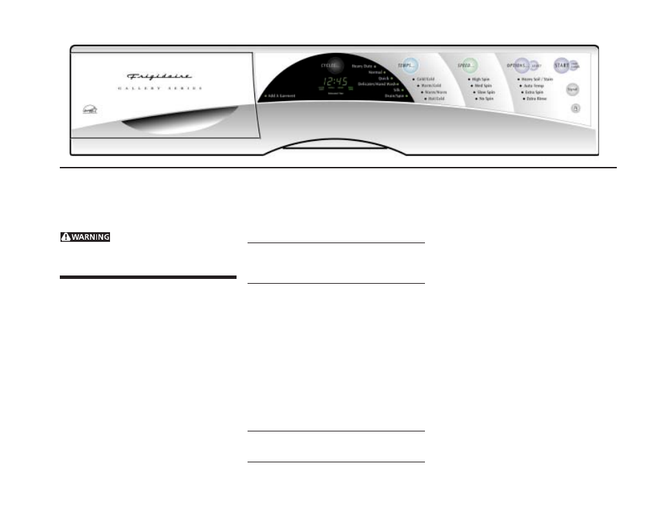 FRIGIDAIRE 134305500A User Manual | 4 pages