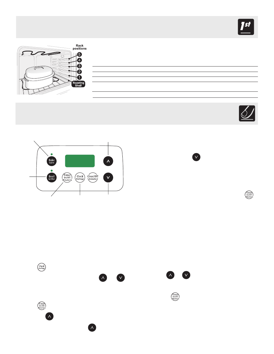 Before setting oven controls, Oven control functions | FRIGIDAIRE ES100 User Manual | Page 5 / 12