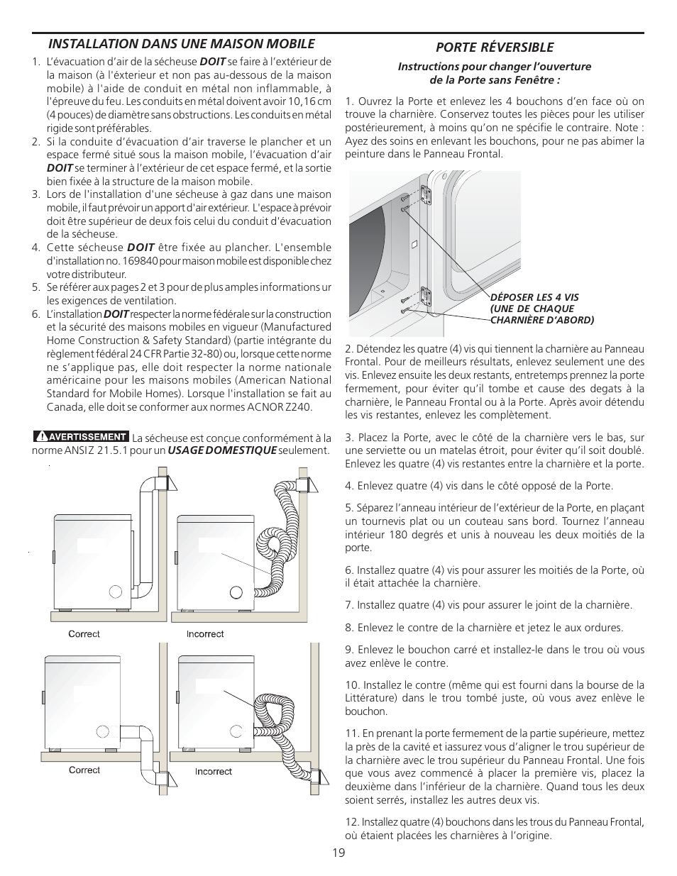 FRIGIDAIRE 137101400 User Manual | Page 19 / 35