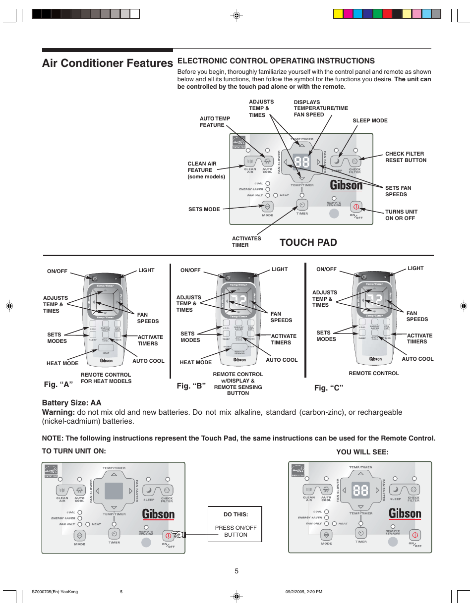 Ig %,%#42/.), Attery | FRIGIDAIRE 220219A174 User Manual | Page 5 / 12