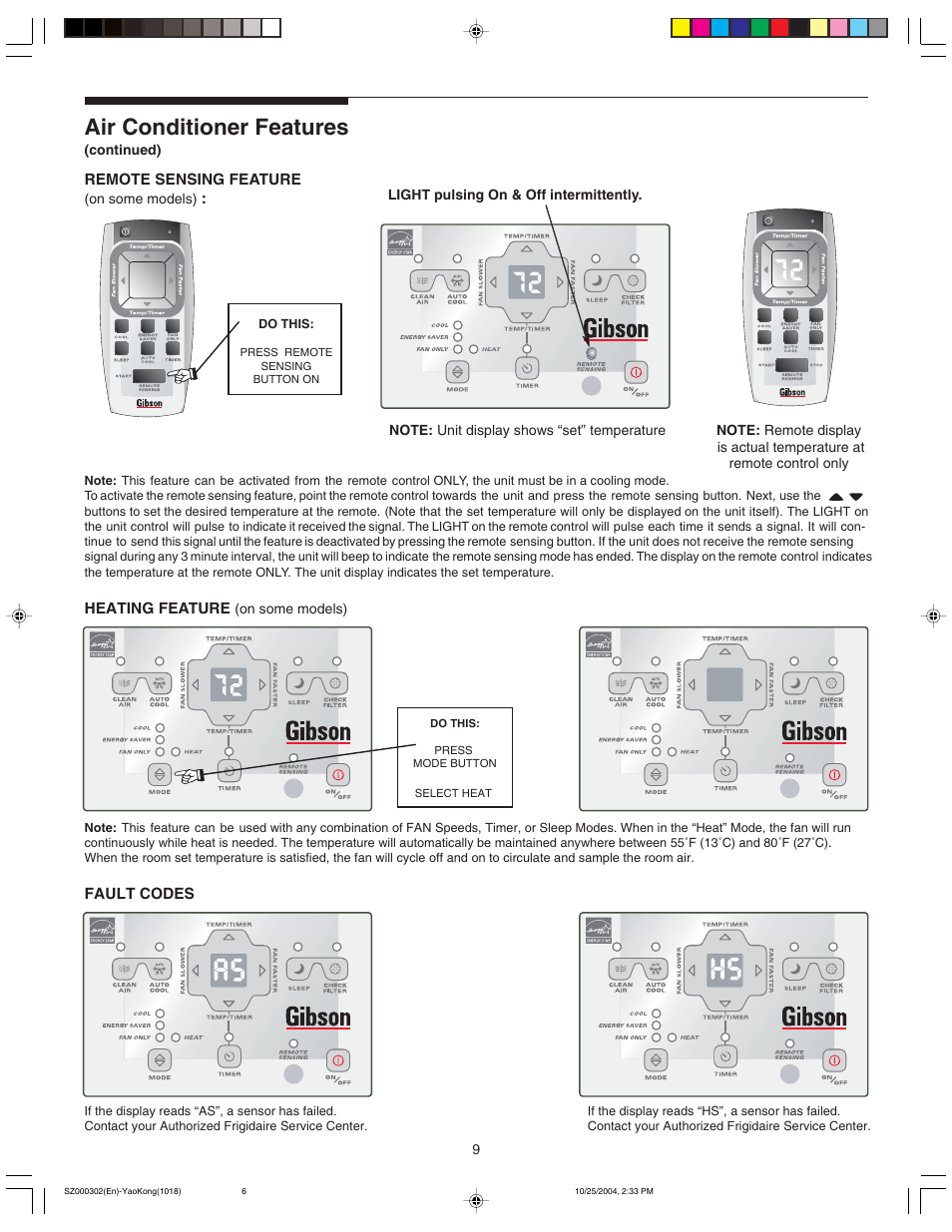 FRIGIDAIRE 220219A174 User Manual | Page 9 / 12