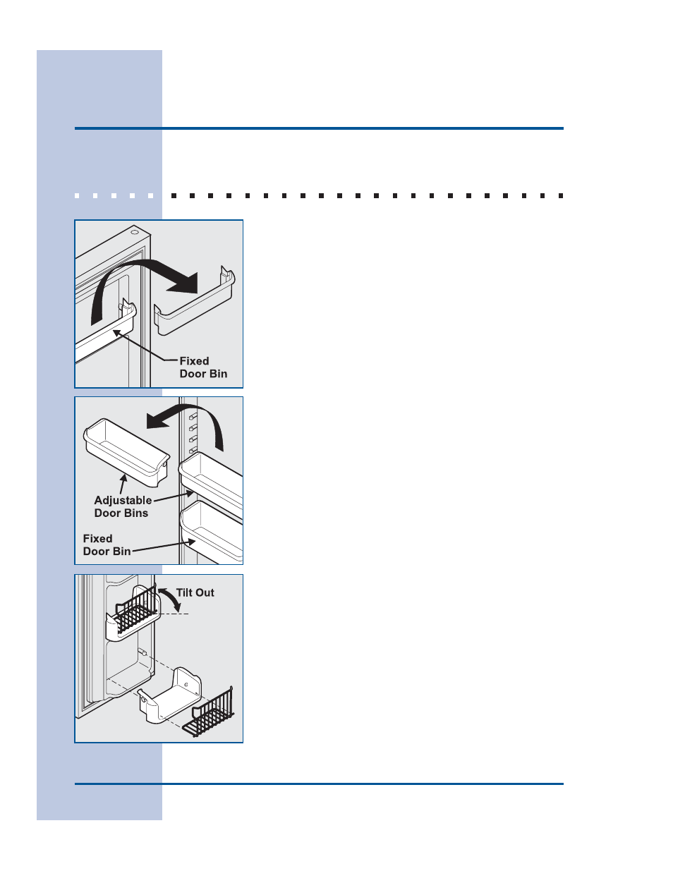 Storage features, Doors | FRIGIDAIRE 241540100 (1203) User Manual | Page 18 / 40