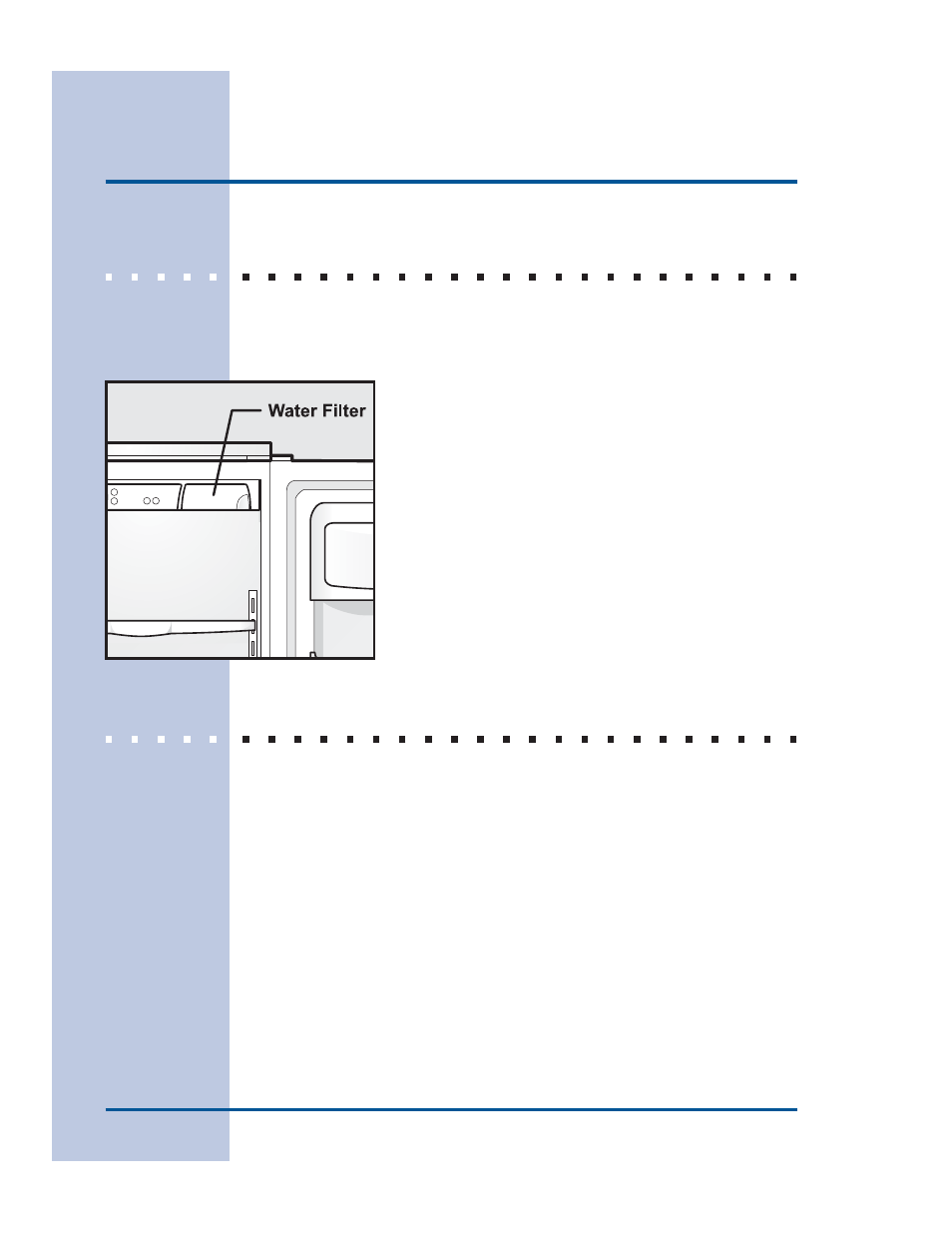 Changing the filter, Locating the water filter, Ordering replacement filters | Water filter location | FRIGIDAIRE 241540100 (1203) User Manual | Page 26 / 40