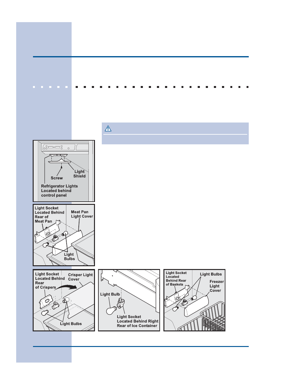 Care & cleaning, Replacing light bulbs | FRIGIDAIRE 241540100 (1203) User Manual | Page 34 / 40