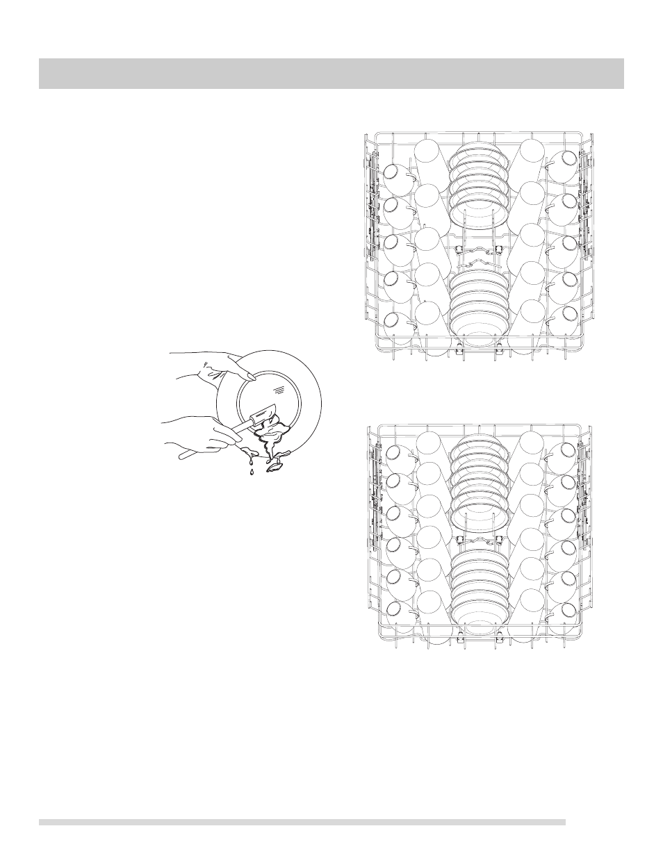 Dish preparation, Loading the top rack, Preparing and loading dishes | FRIGIDAIRE 154889301 User Manual | Page 7 / 16