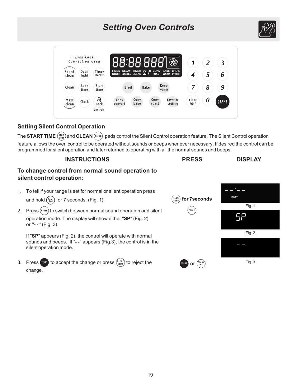 Setting oven controls | FRIGIDAIRE ES530 User Manual | Page 19 / 40