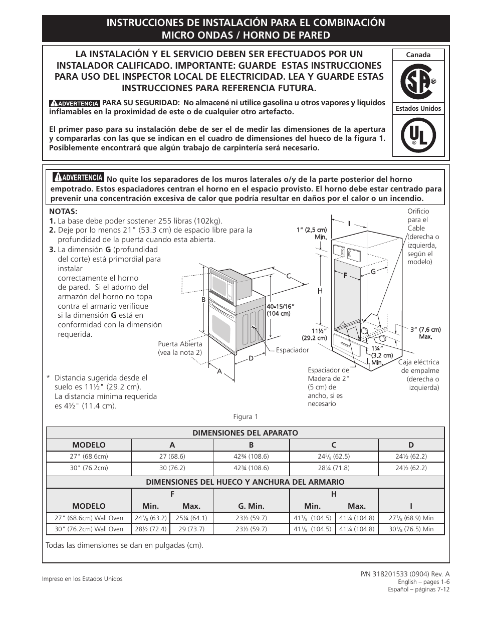 FRIGIDAIRE 318201533 User Manual | Page 7 / 12