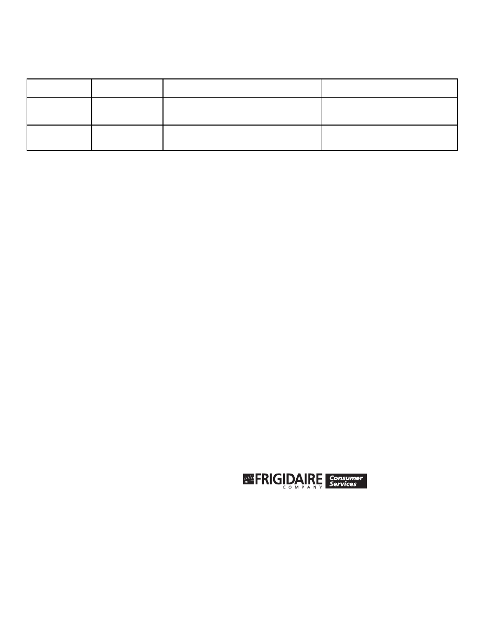 Tappan wall oven warranty, Your tappan product is protected by this warranty | FRIGIDAIRE Electric Built- in oven User Manual | Page 12 / 12