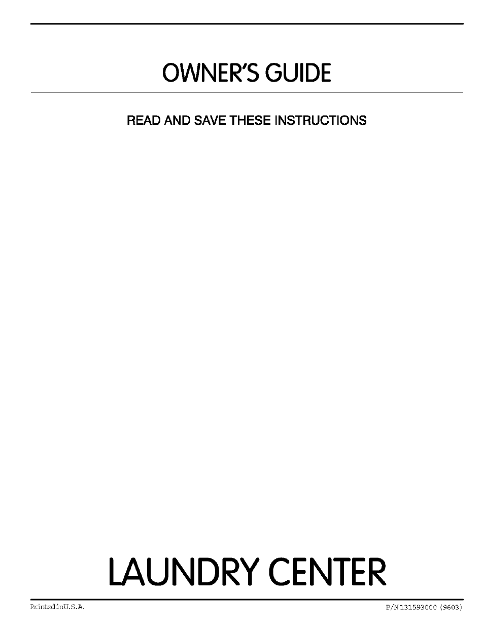 FRIGIDAIRE Washer/Dryer User Manual | 16 pages