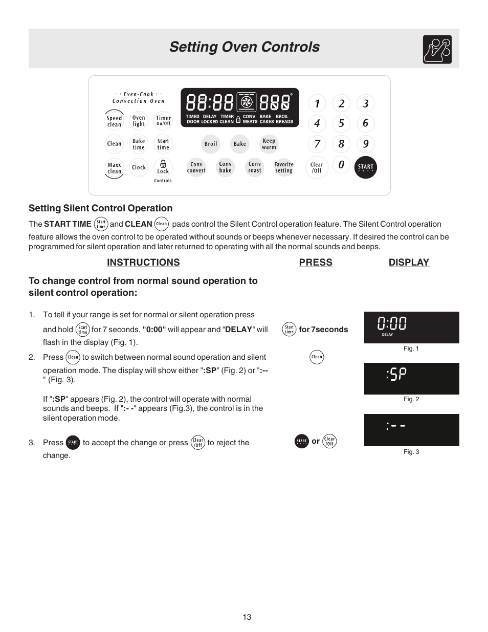 Setting oven controls | FRIGIDAIRE 316417128 User Manual | Page 13 / 36