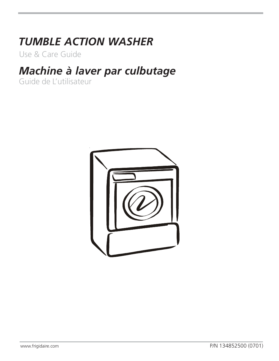 FRIGIDAIRE 134852500 User Manual | 10 pages