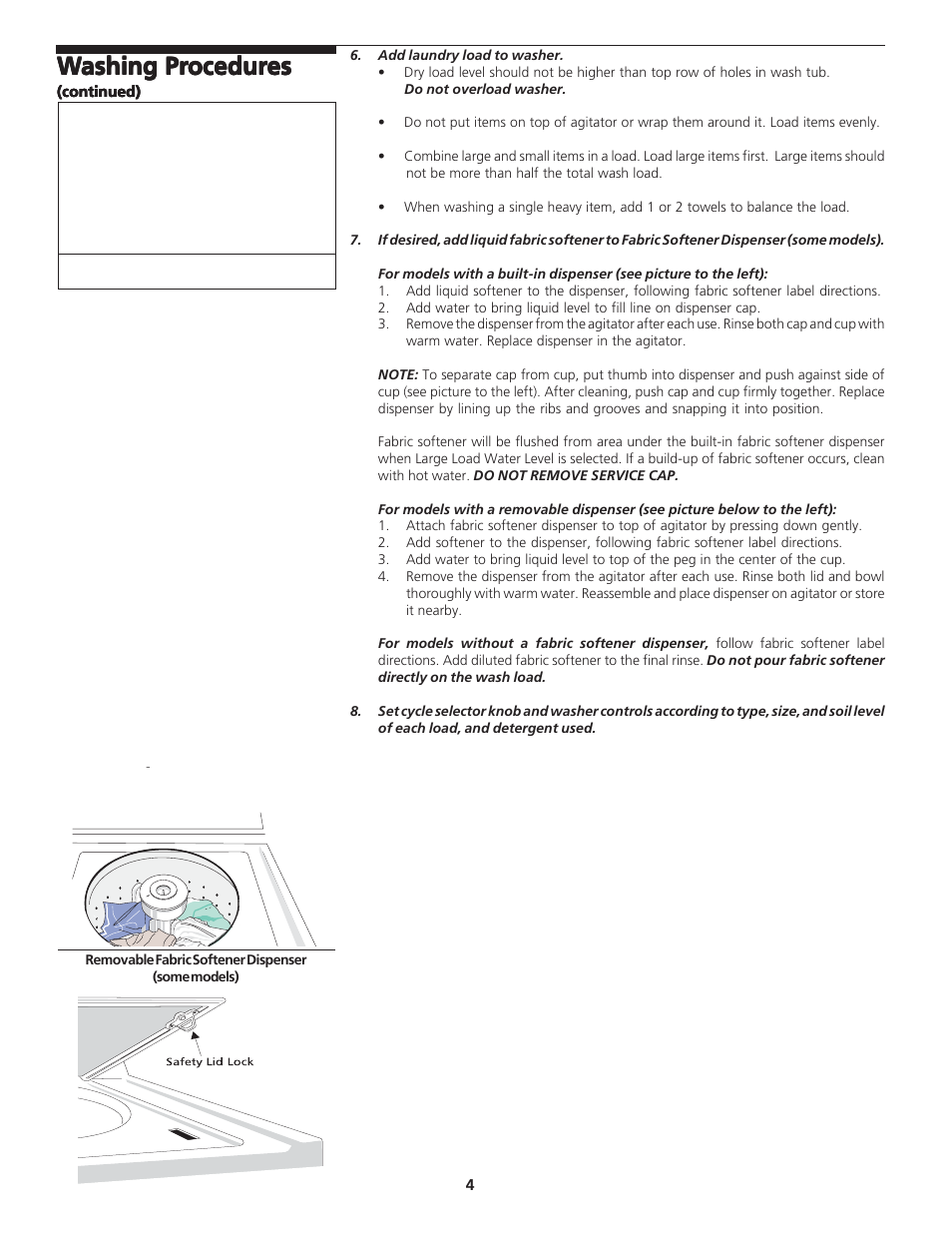 FRIGIDAIRE 131843000E User Manual | Page 4 / 12