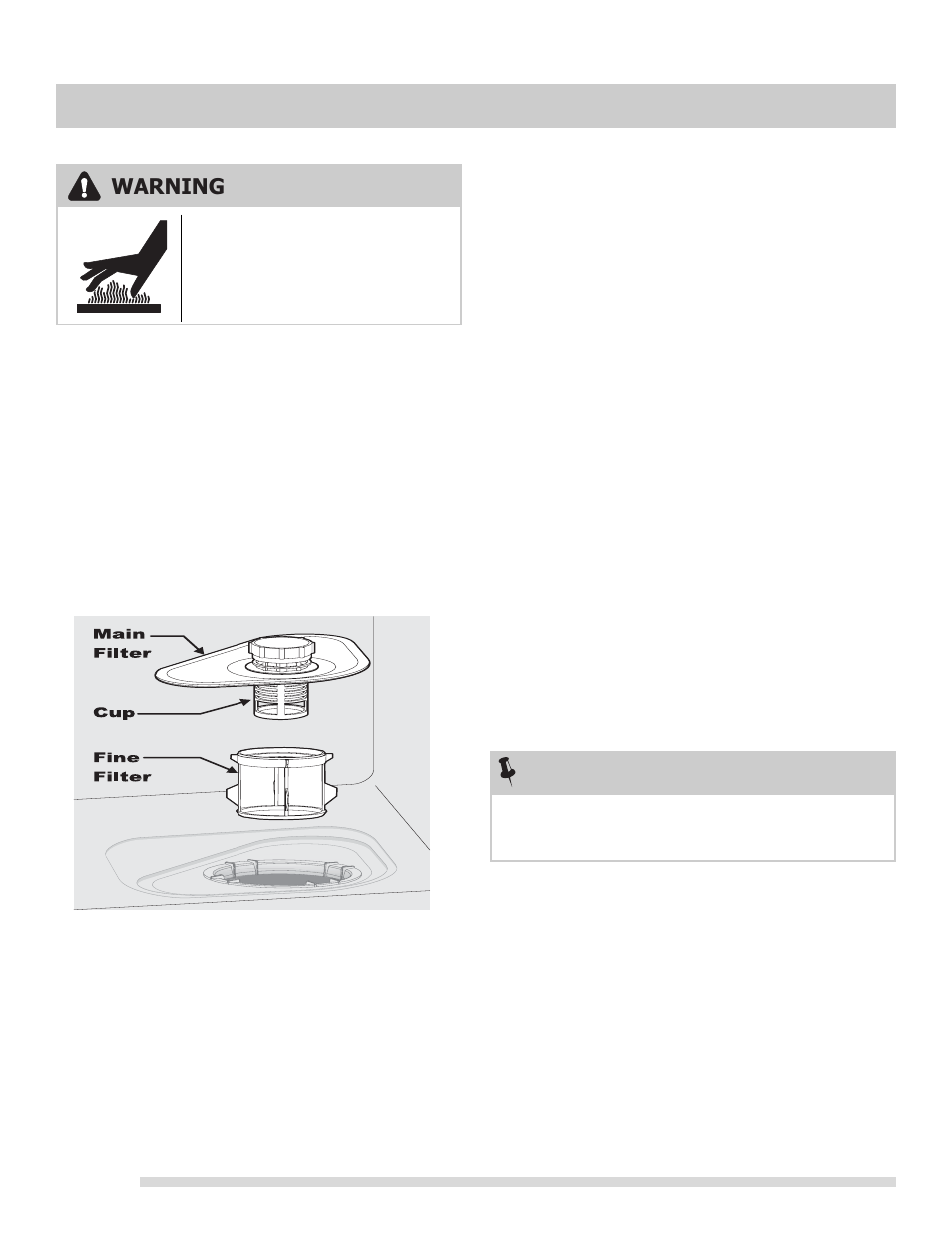 Outside, Models with stainless steel door, Inside | Cleaning the filter | FRIGIDAIRE 154575701 User Manual | Page 14 / 20