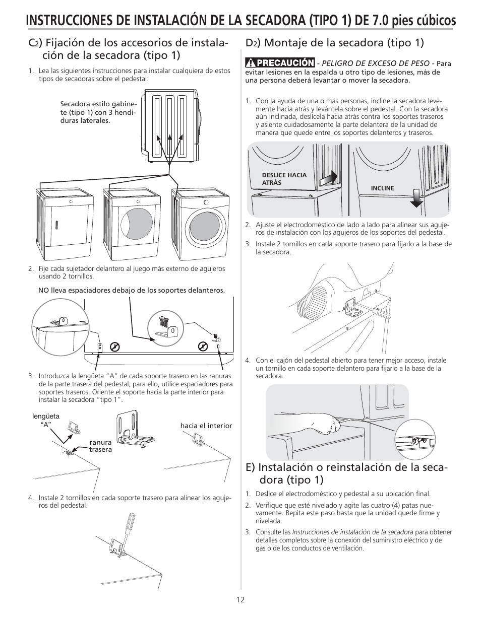 FRIGIDAIRE 137147900 A User Manual | Page 12 / 16