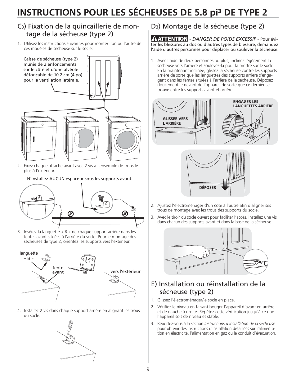 FRIGIDAIRE 137147900 A User Manual | Page 9 / 16