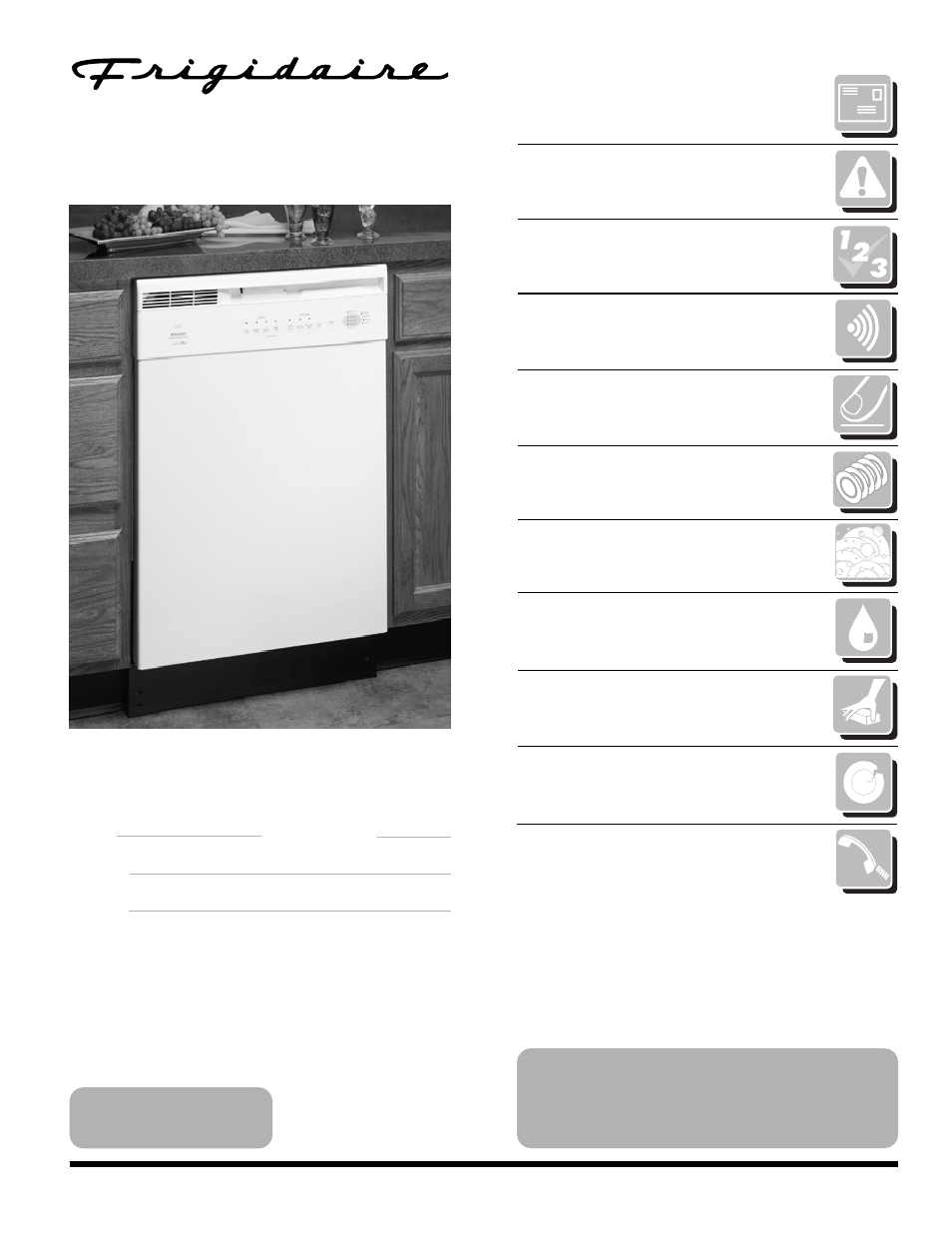 FRIGIDAIRE 800 User Manual | 16 pages