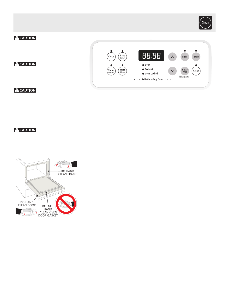 Self-cleaning | FRIGIDAIRE ES300 User Manual | Page 15 / 24