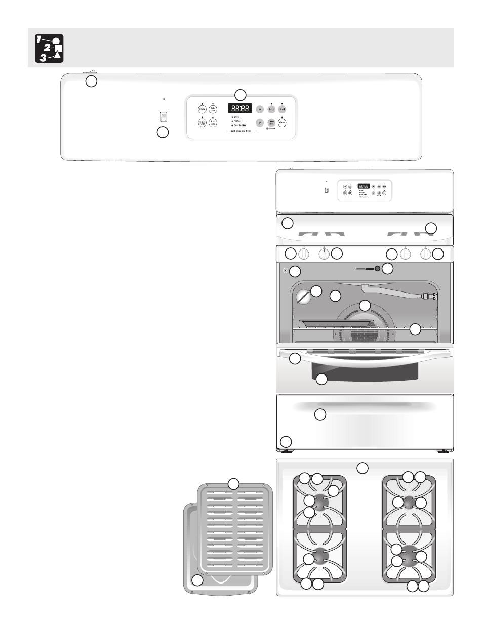 Features at a glance | FRIGIDAIRE ES300 User Manual | Page 6 / 24