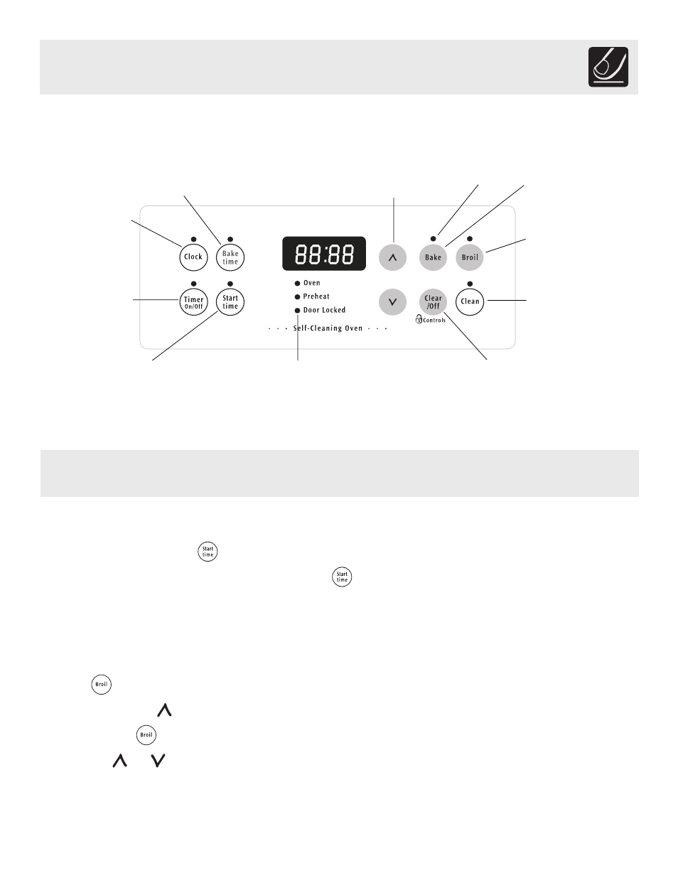 Oven control functions | FRIGIDAIRE ES300 User Manual | Page 9 / 24