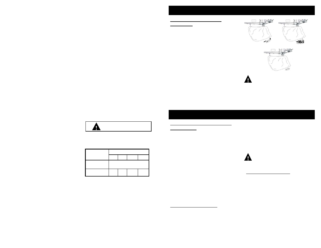 Safety & warning instructions, Operating instructions, Maintenance | Fantom Vacuum PT205HA User Manual | Page 4 / 8