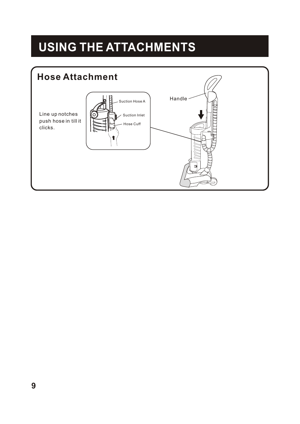 Т³гж 10, Using the attachments, Hose attachment | Fantom Vacuum FM766HG User Manual | Page 10 / 19