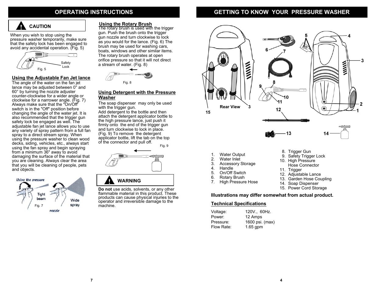 Fantom Vacuum VPW44H User Manual | Page 5 / 6