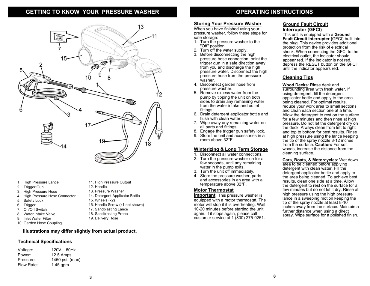 Fantom Vacuum FANTOM VPW40H User Manual | Page 4 / 6